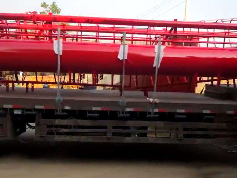 消防炮塔裝車(chē)發(fā)往淄博案例