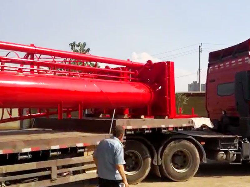 消防炮塔裝車(chē)發(fā)往河南案例